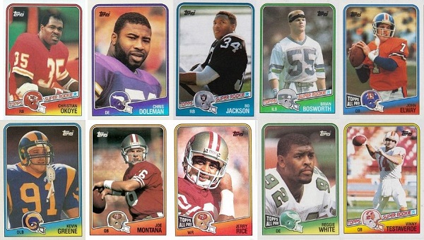 1988 Topps Football Cards 10 Most Valuable Wax Pack Gods