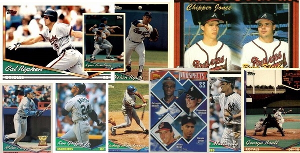 1994 Topps Baseball Cards 10 Most Popular Wax Pack Gods