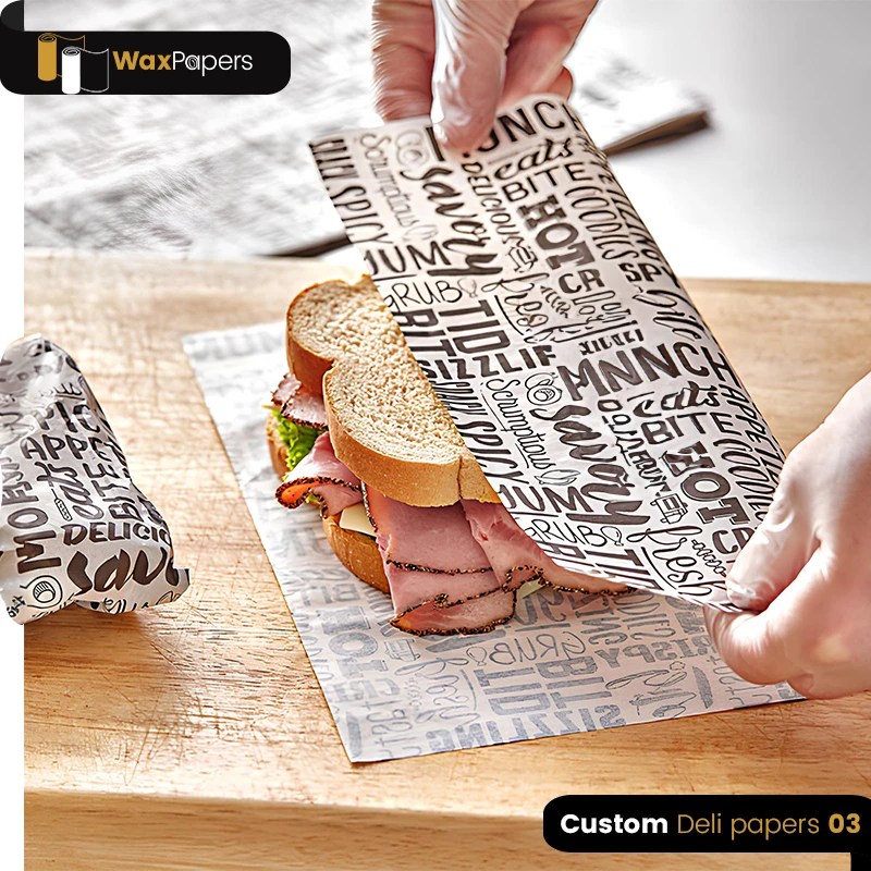 Custom Deli Paper Printed Deli Papers Sheets & Rolls