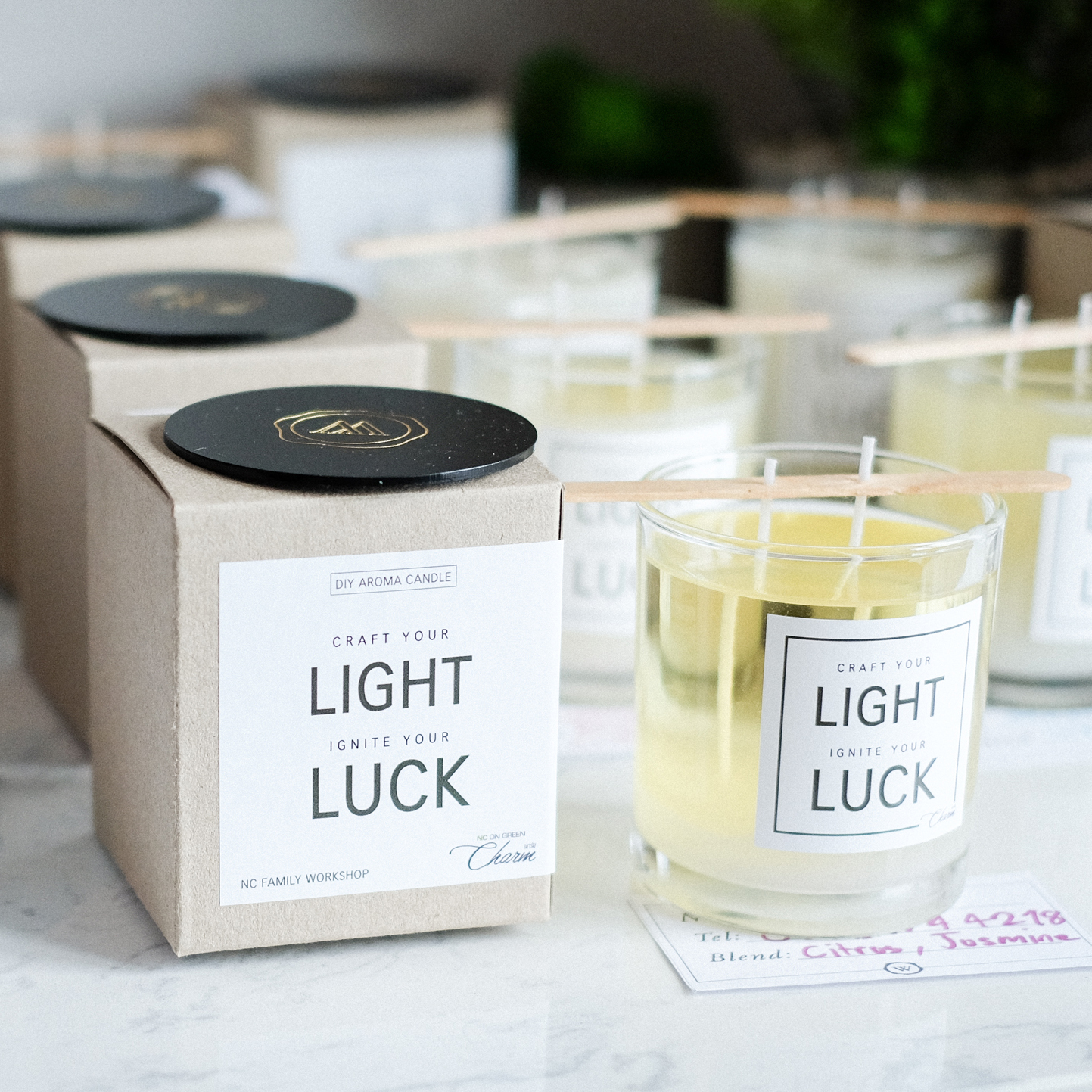 เทียนหอม เทียนไขถั่วเหลือง เวิร์คชอปทำเทียน ncongreen