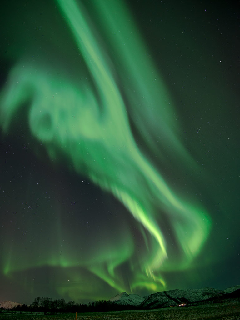 The first polar light › Way up north