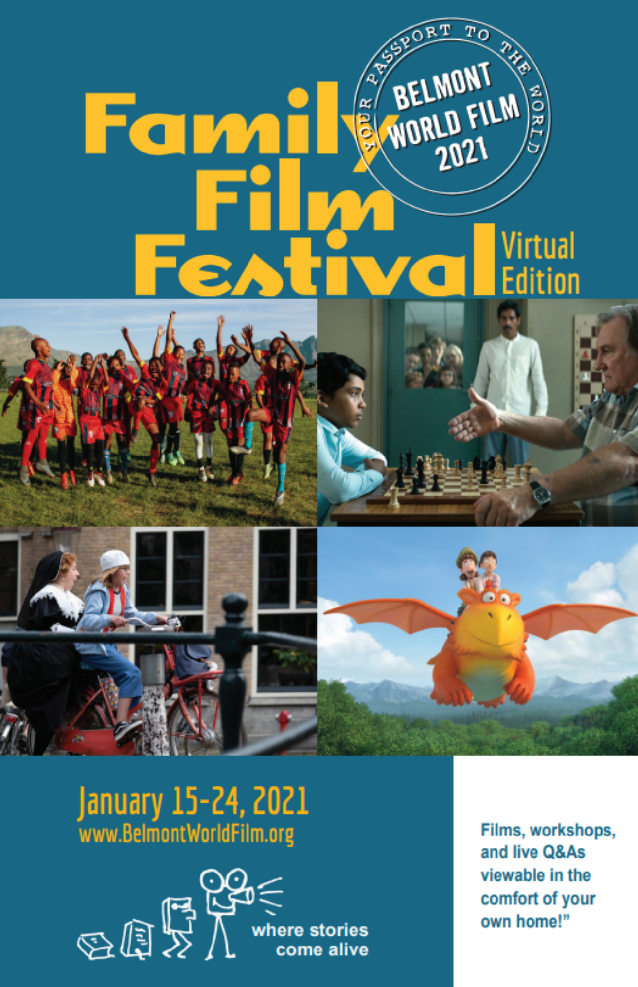 Belmont World Film’s Family Festival, VIRTUAL EDITION Wayland Free