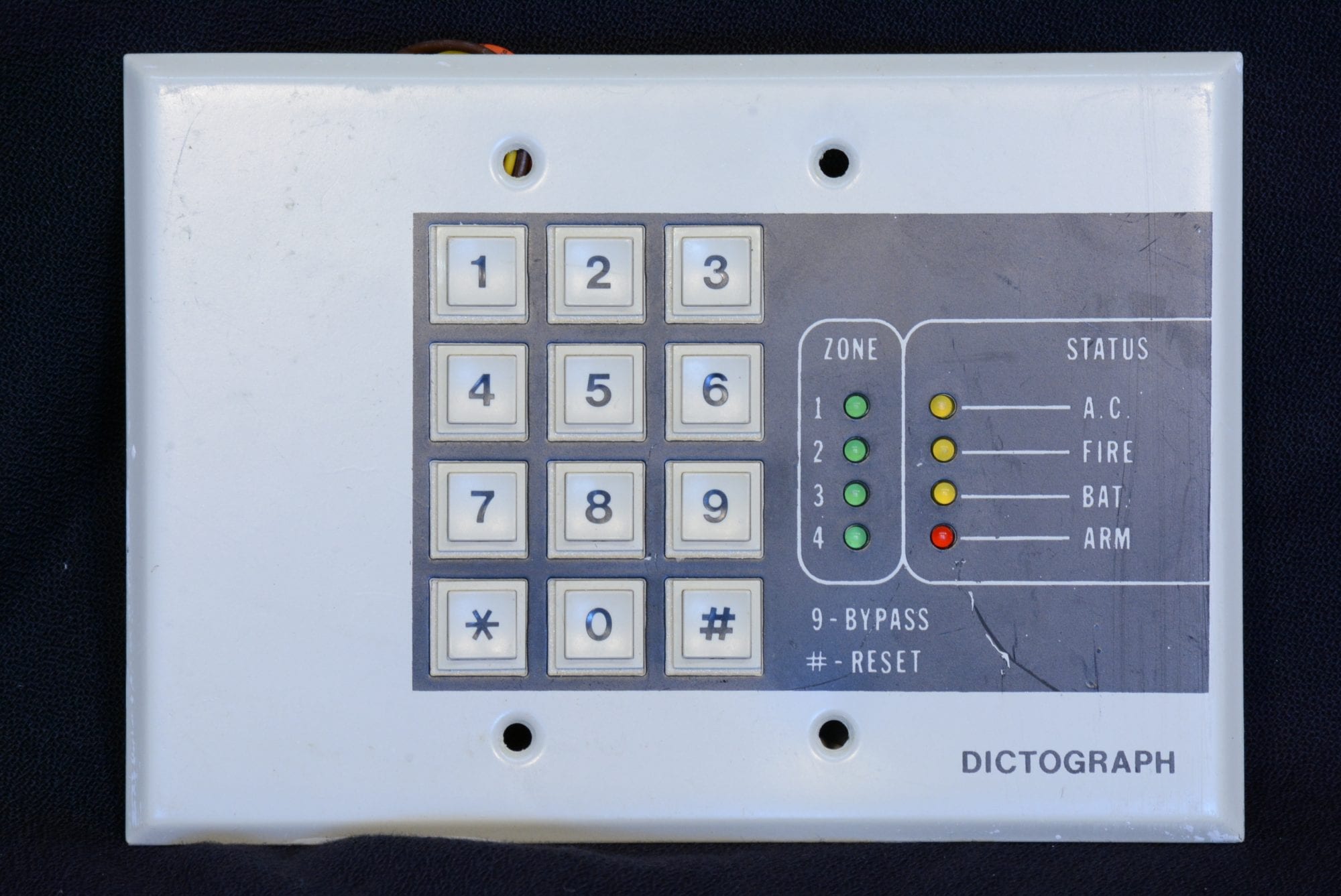 FBI Digital Keypad Private Labeled Wayne Alarm Systems