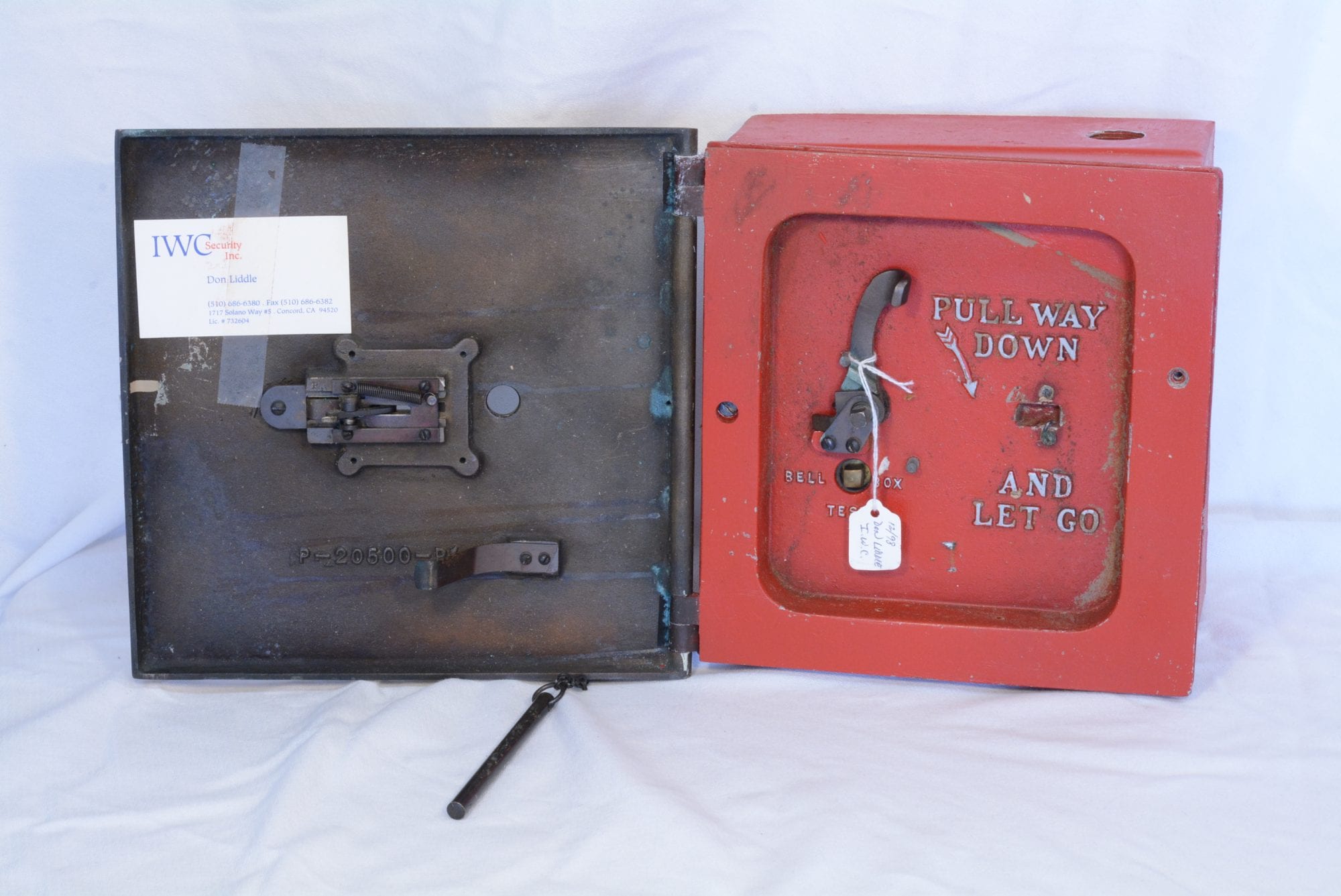 Coded ADT Break Glass Fire Alarm Station Wayne Alarm Systems