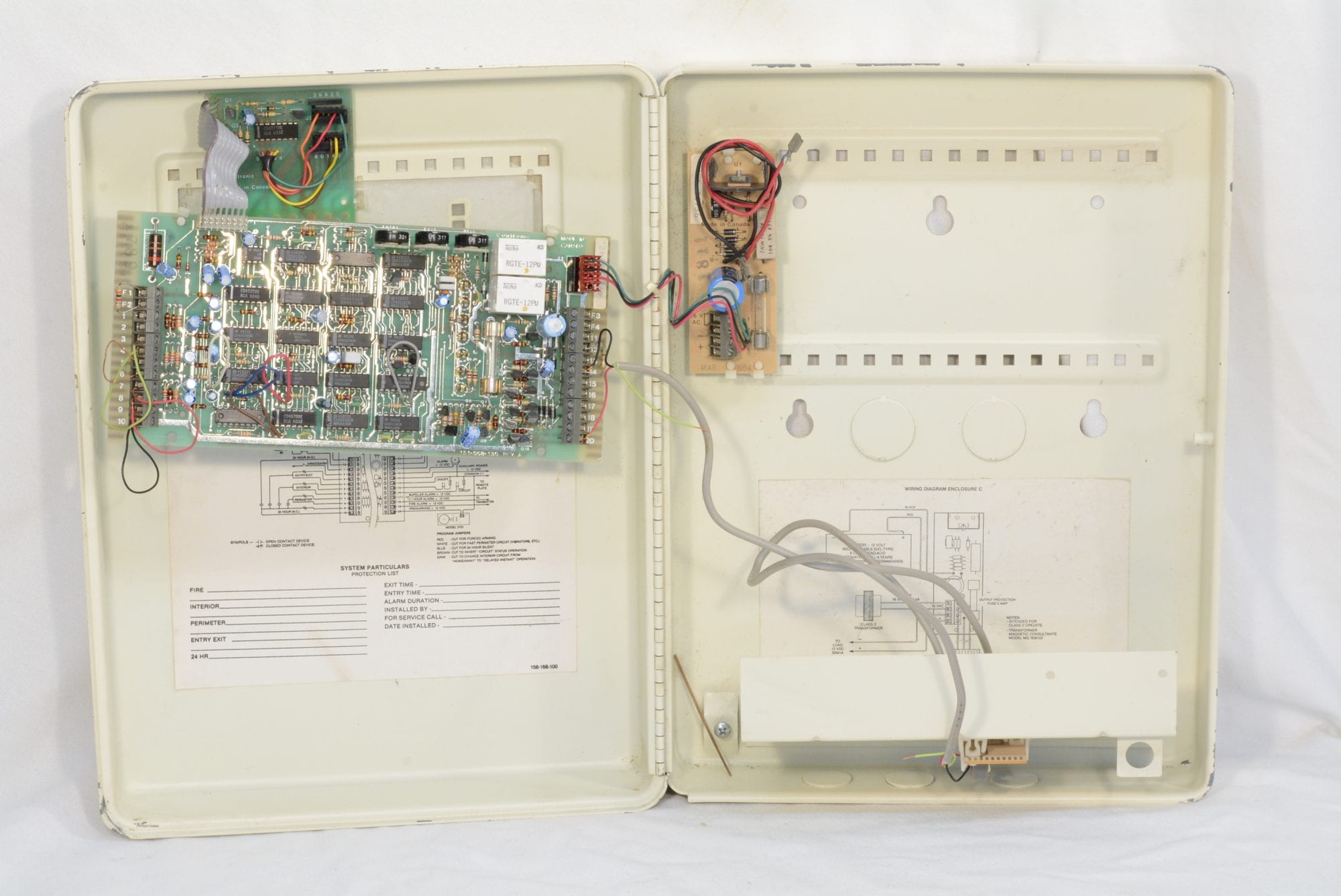 Combination Burglar and Fire Alarm Wayne Alarm Systems