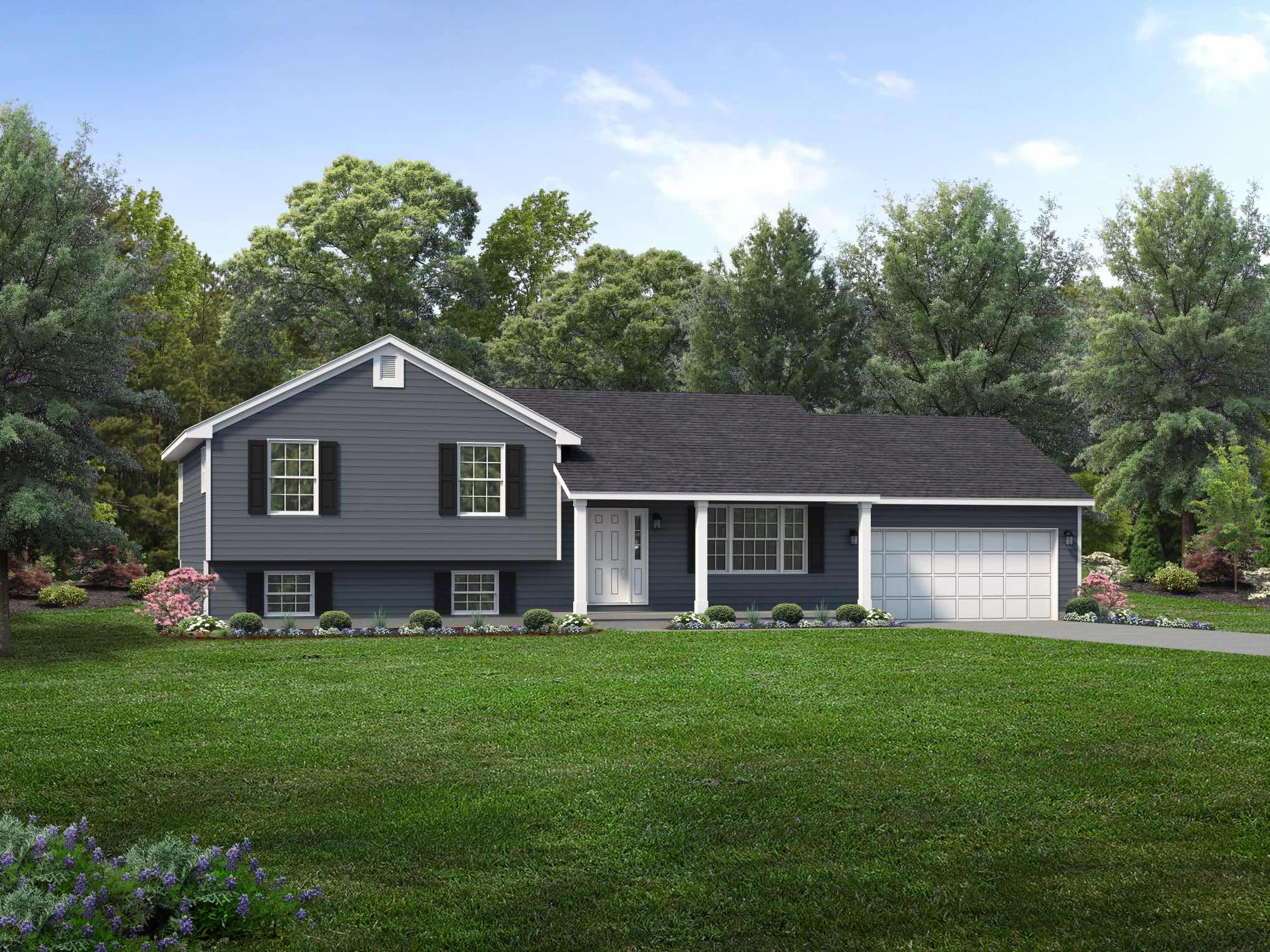 Lexington Floor Plan SplitLevel Custom Home Wayne Homes