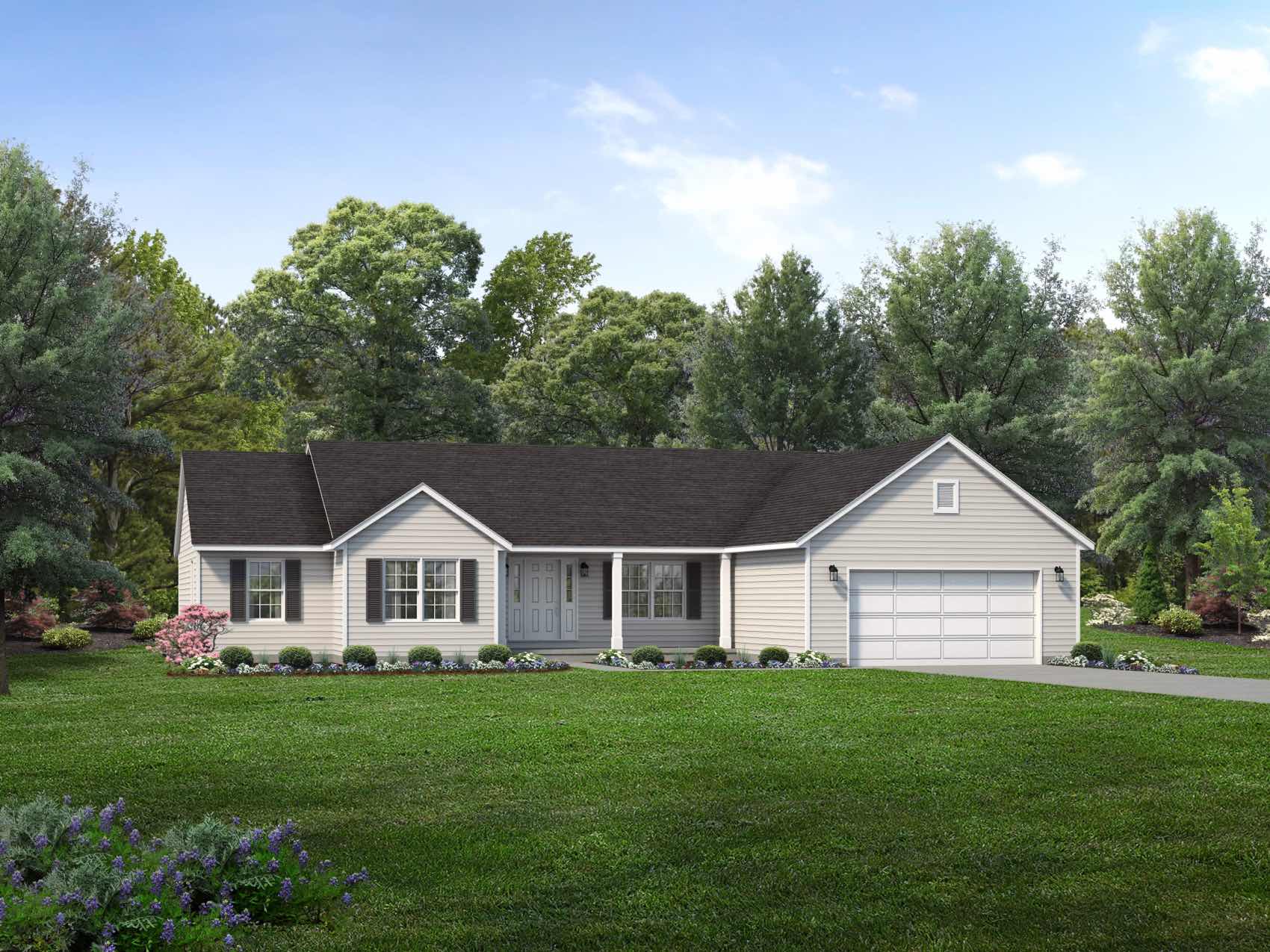 Litchfield Floor Plan Ranch Custom Home Wayne Homes