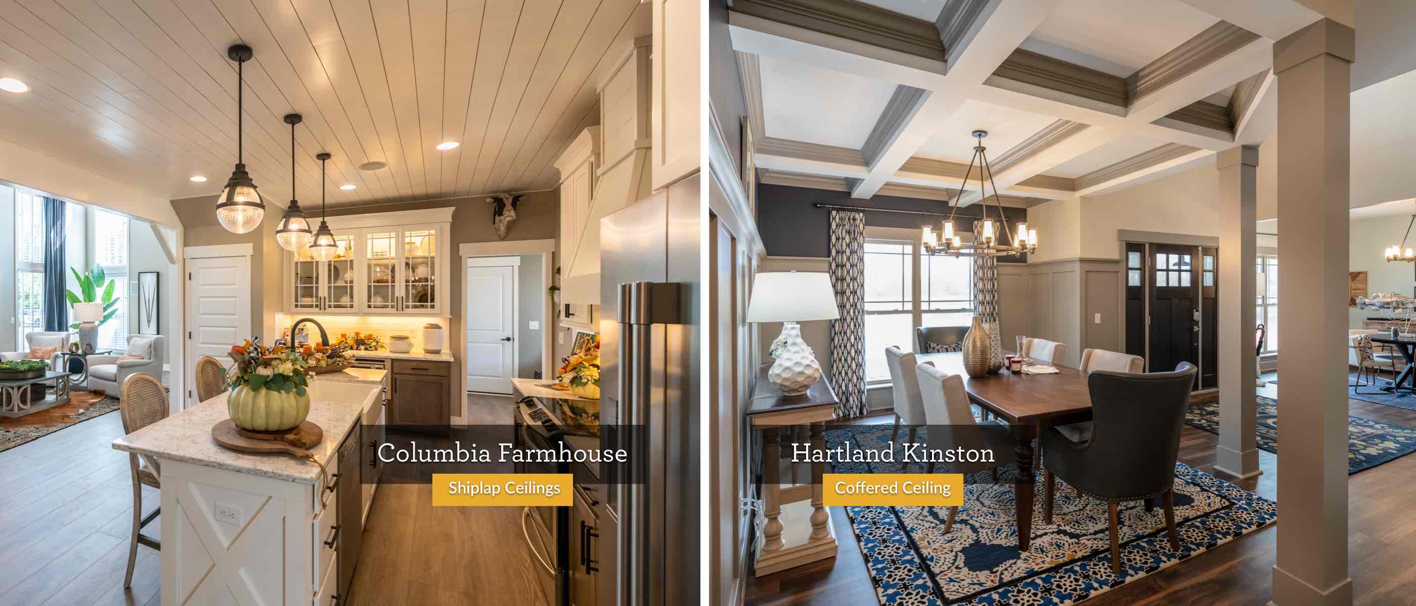 Custom ceiling inspiration—Exposed beams, cathedral style and more