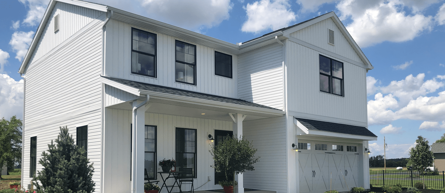 Hampton Farmhouse II at Bowling Green Model Center Wayne Homes