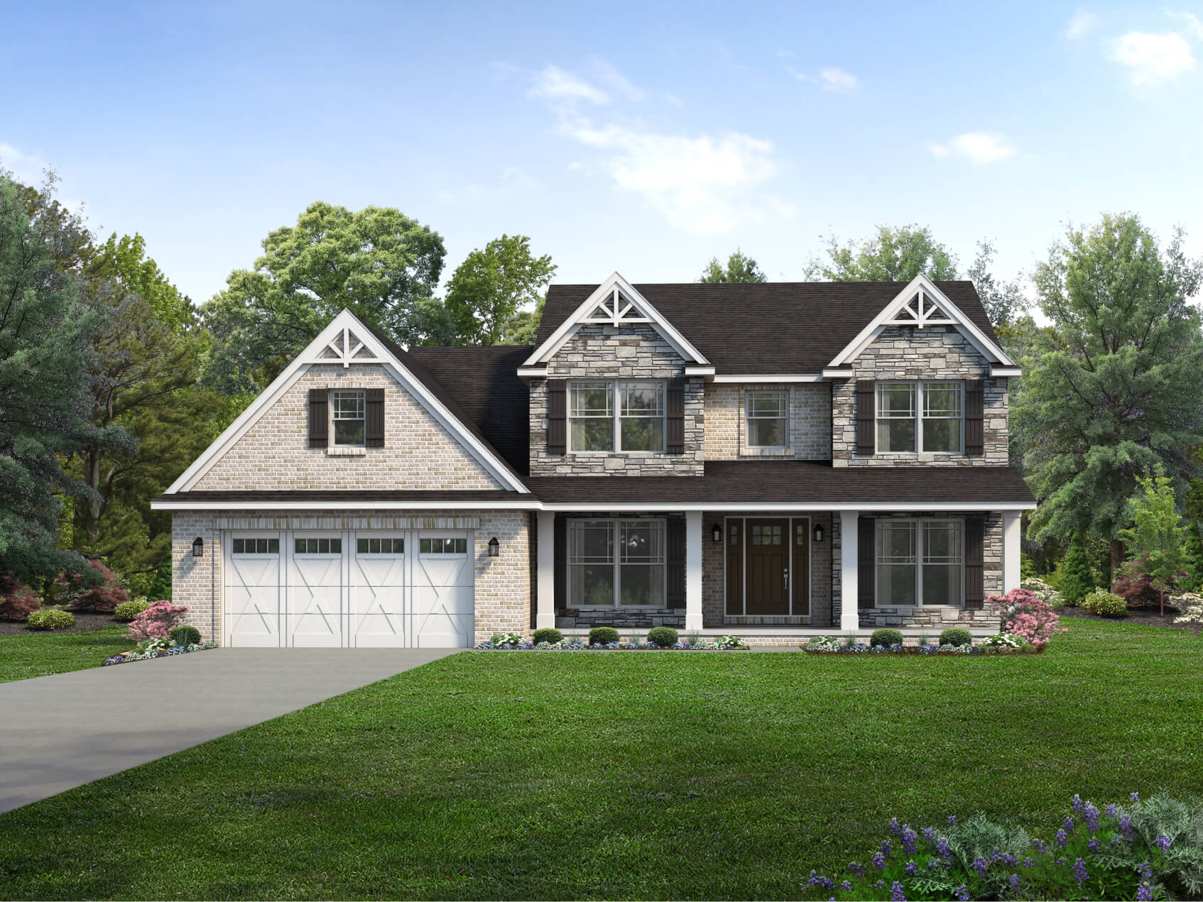 Kinston II Floor Plan TwoStory Home Wayne Homes