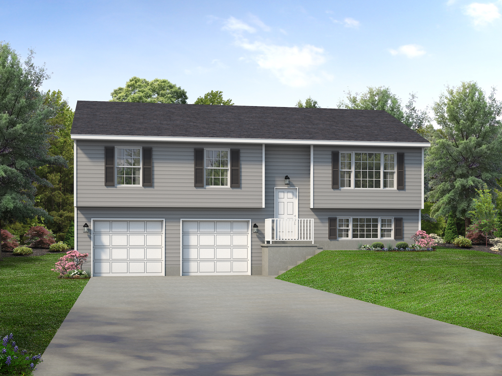 II Floor Plan SplitLevel Custom Home Wayne Homes