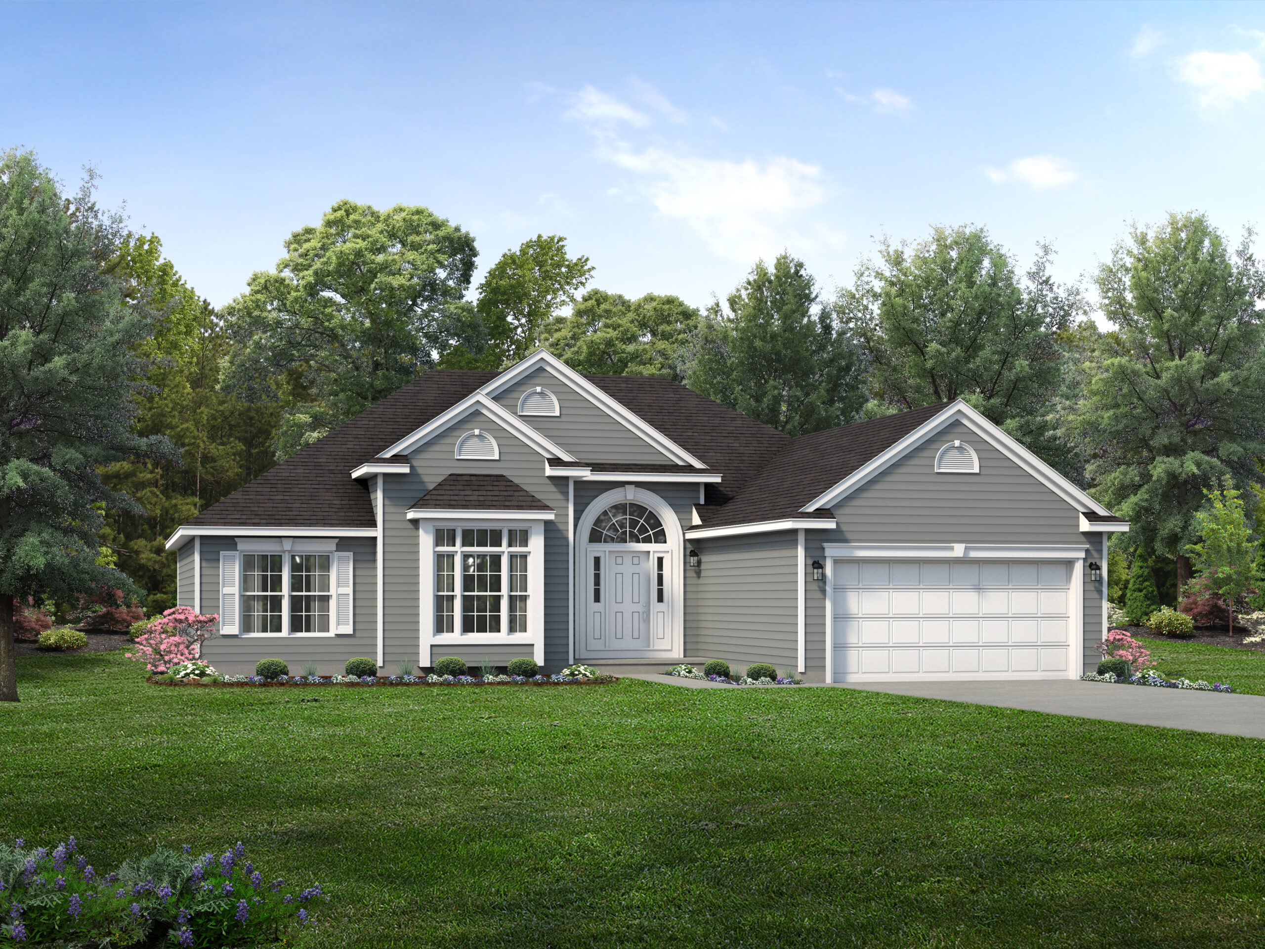 Gettysburg II Floor Plan Ranch Custom Home Wayne Homes