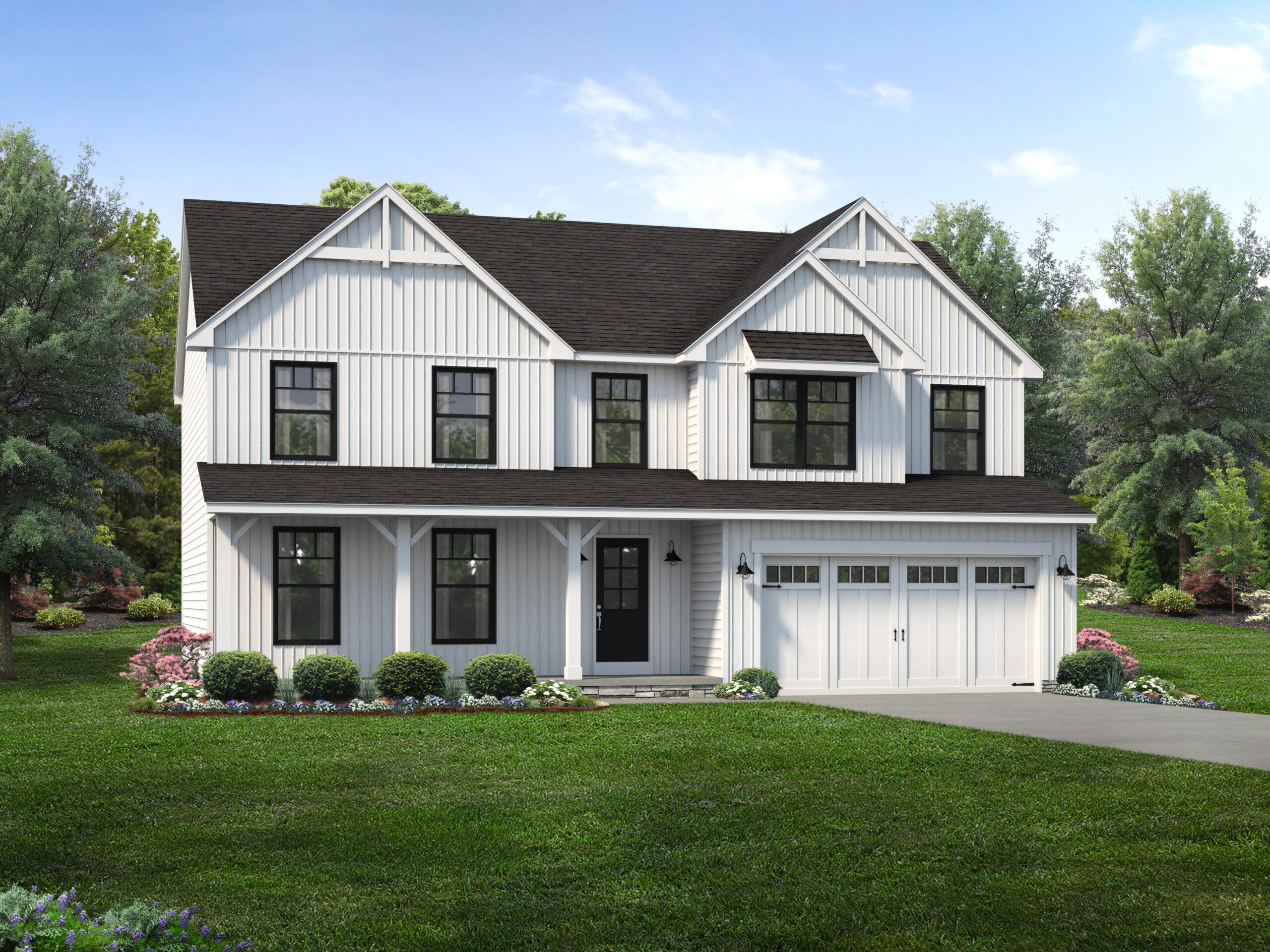 Jamestown Floor Plan TwoStory Custom Home Wayne Homes