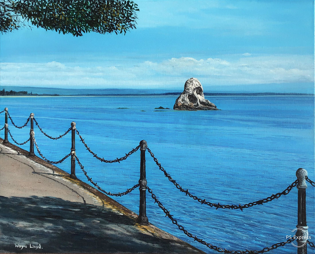 Fifeshire Rock, Nelson, New Zealand. Wayne Lloyd Artist