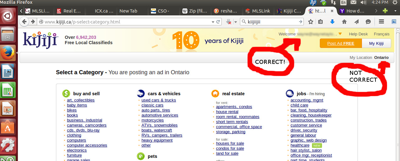 How to Change “My Location” in Kijiji Wayne Out There