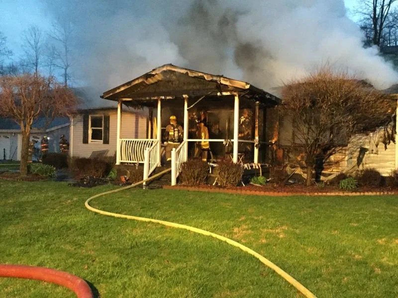 Structure Fire Waynesburg Franklin Township Fire Company Volunteer