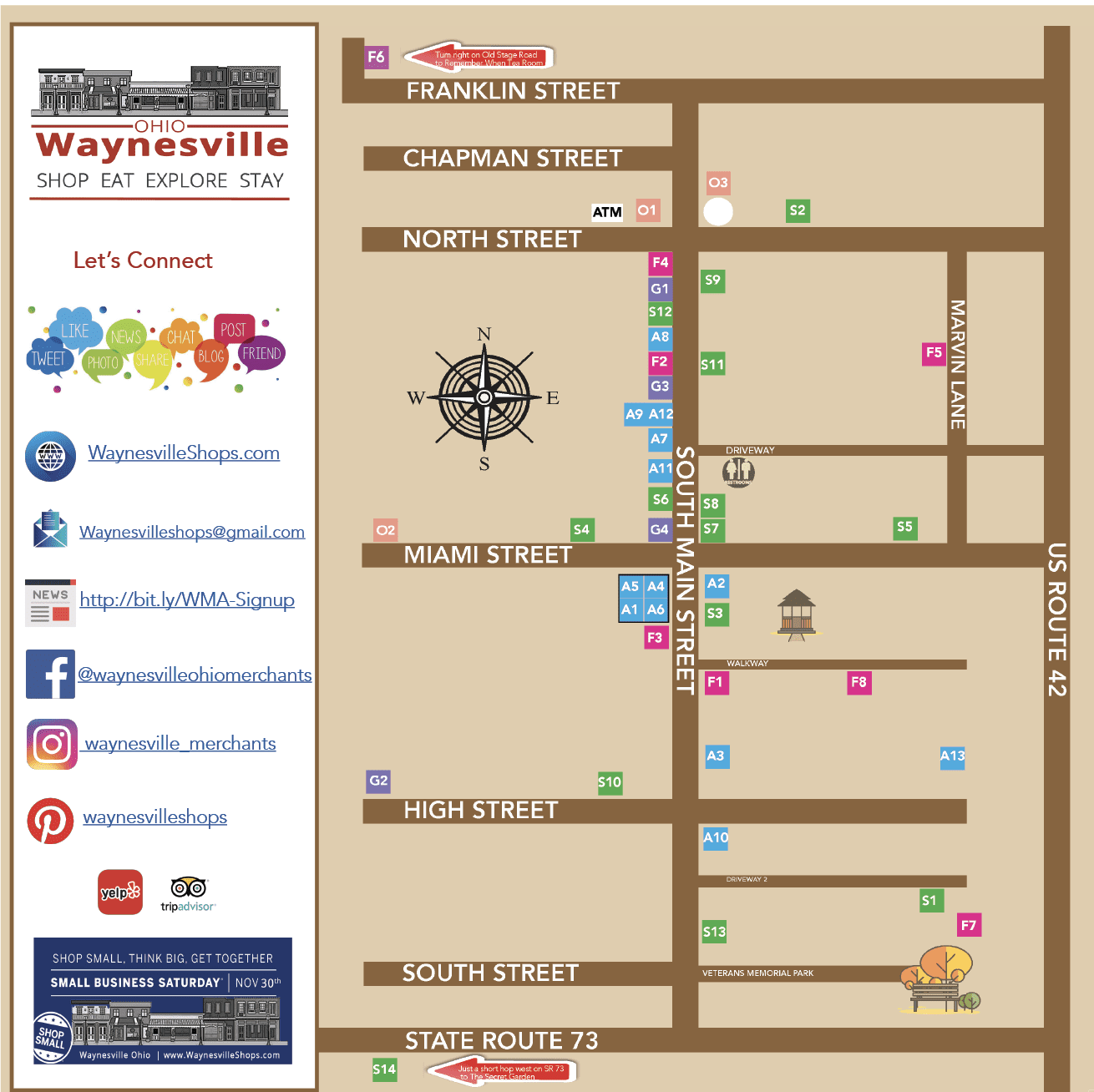 2019 Waynesville Ohio Brochure and Map! Waynesville Ohio