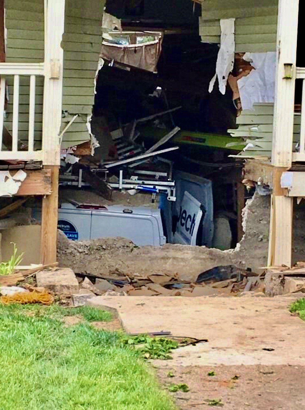 House hit by van in Village of Palmyra to be demolished The Times of