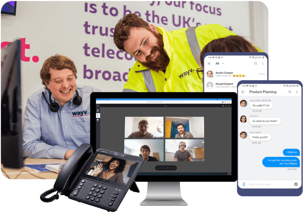 VOIP Phone System (Voice Over IP) Wayv Talk
