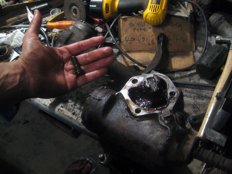 1957 Ford fairlane steering box