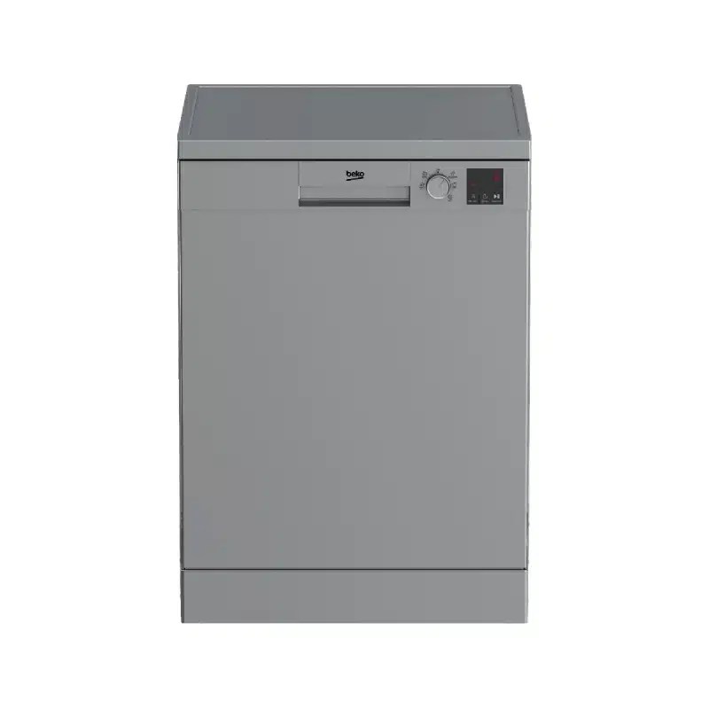 Beko Dishwasher 13 Place Settings Digital 5 Programs Silver DVN05322S