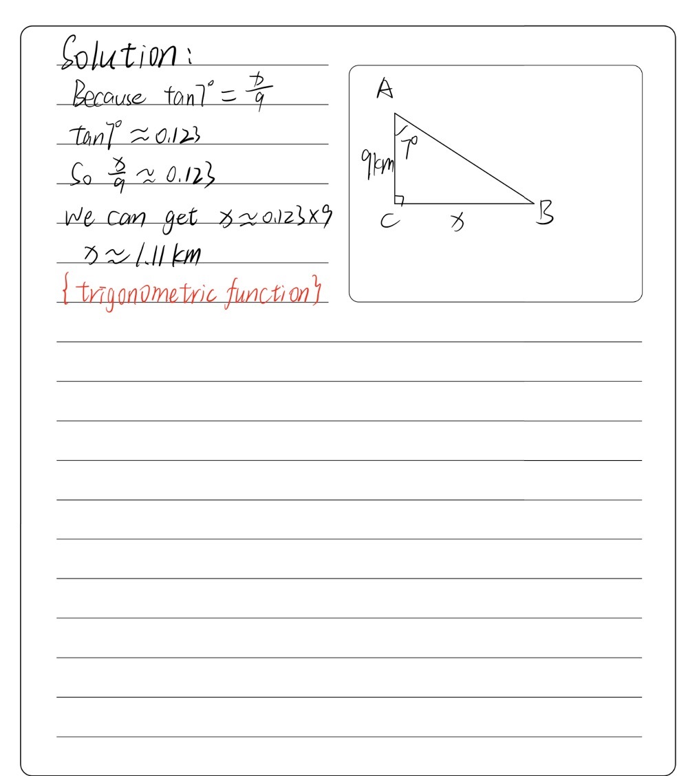 Problem 1 An airplane cruising at an altitude of Gauthmath
