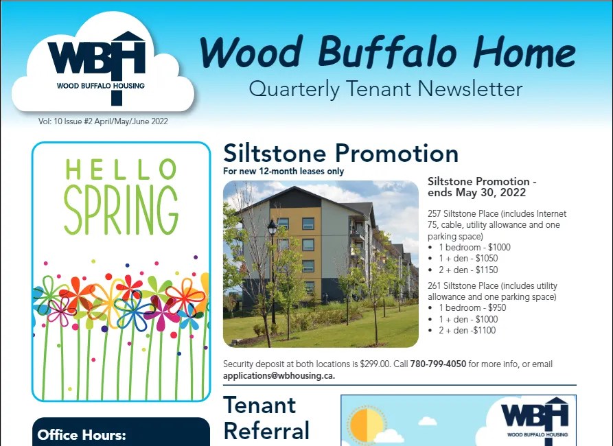Spring 2022 Wood Buffalo Housing