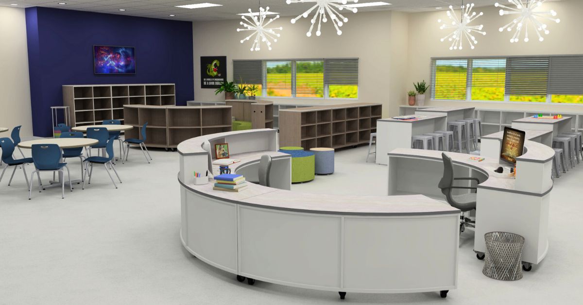 The New Era of Library Circulation Desks WB Manufacturing