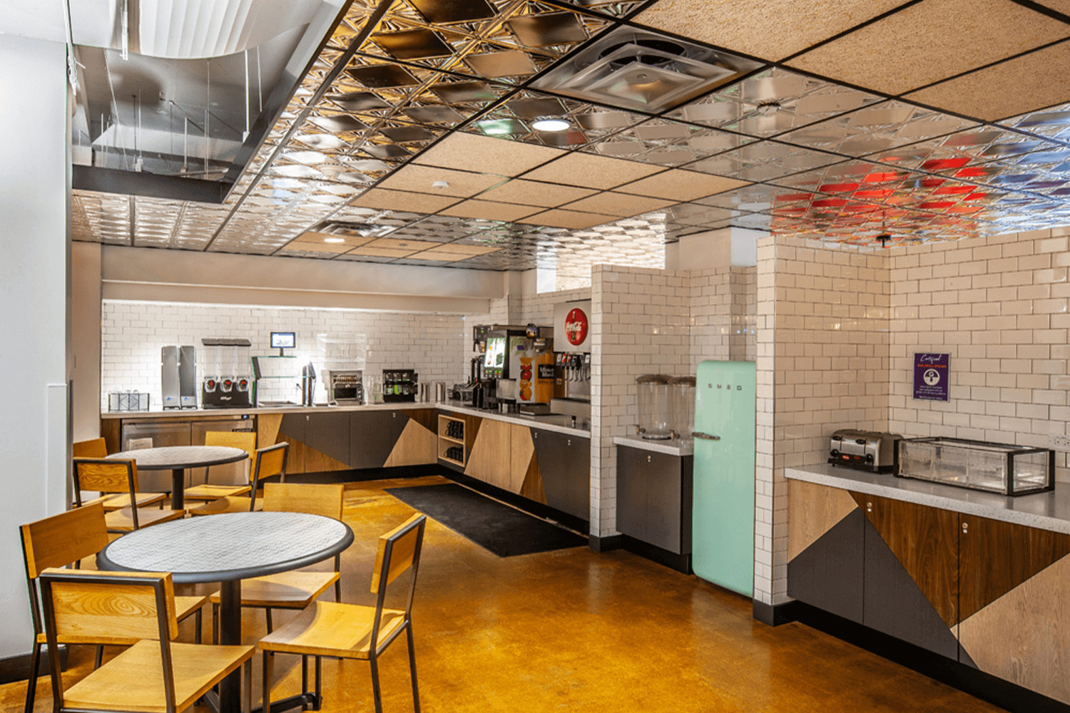 Elder Dining Hall drinks W.B. Olson, Inc.