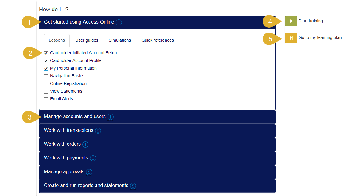 Access® Online Webbased Training