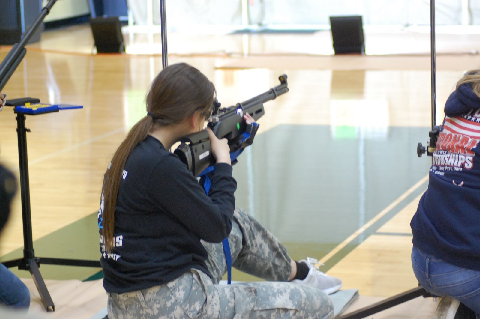 JROTC’s air rifle marksmanship team dominates the competition