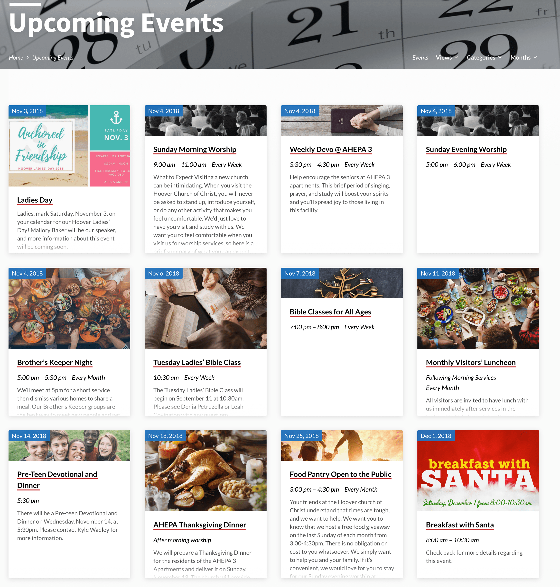 Hoover Church of Christ WB Web Designs