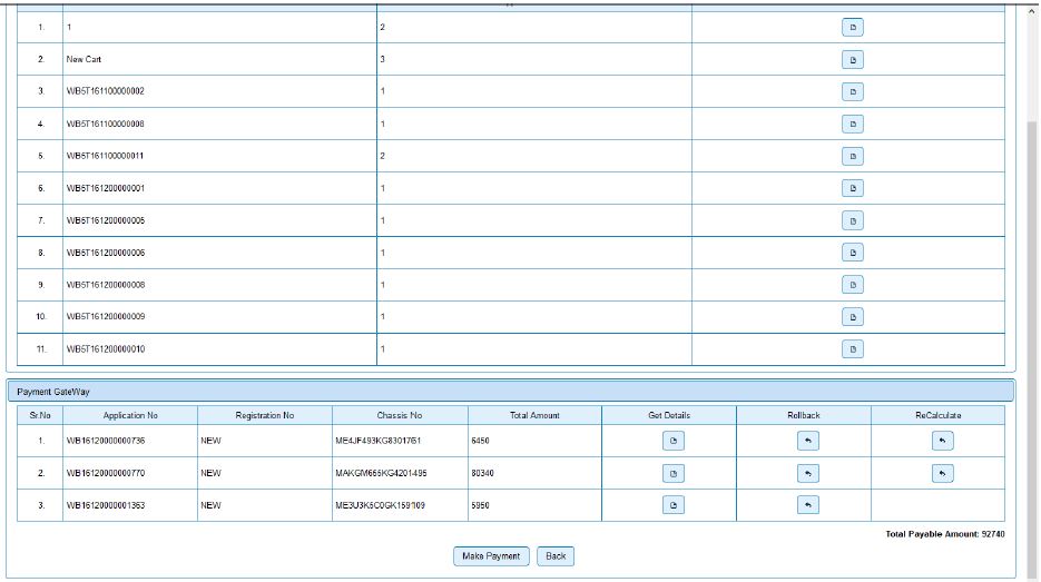 Online Payment of Motor Vehicle Taxes and Fees Conditions WBXPress