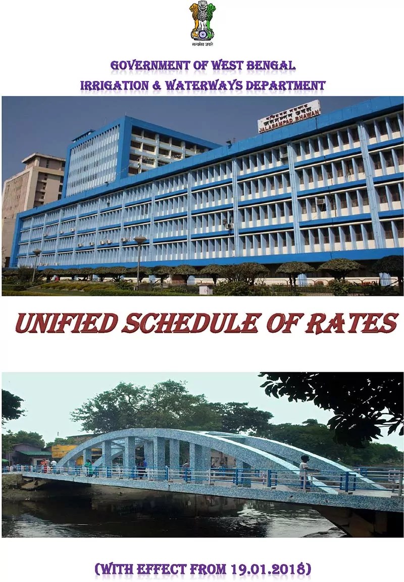 Unified Schedule of Rates of Irrigation and Waterways Department, West