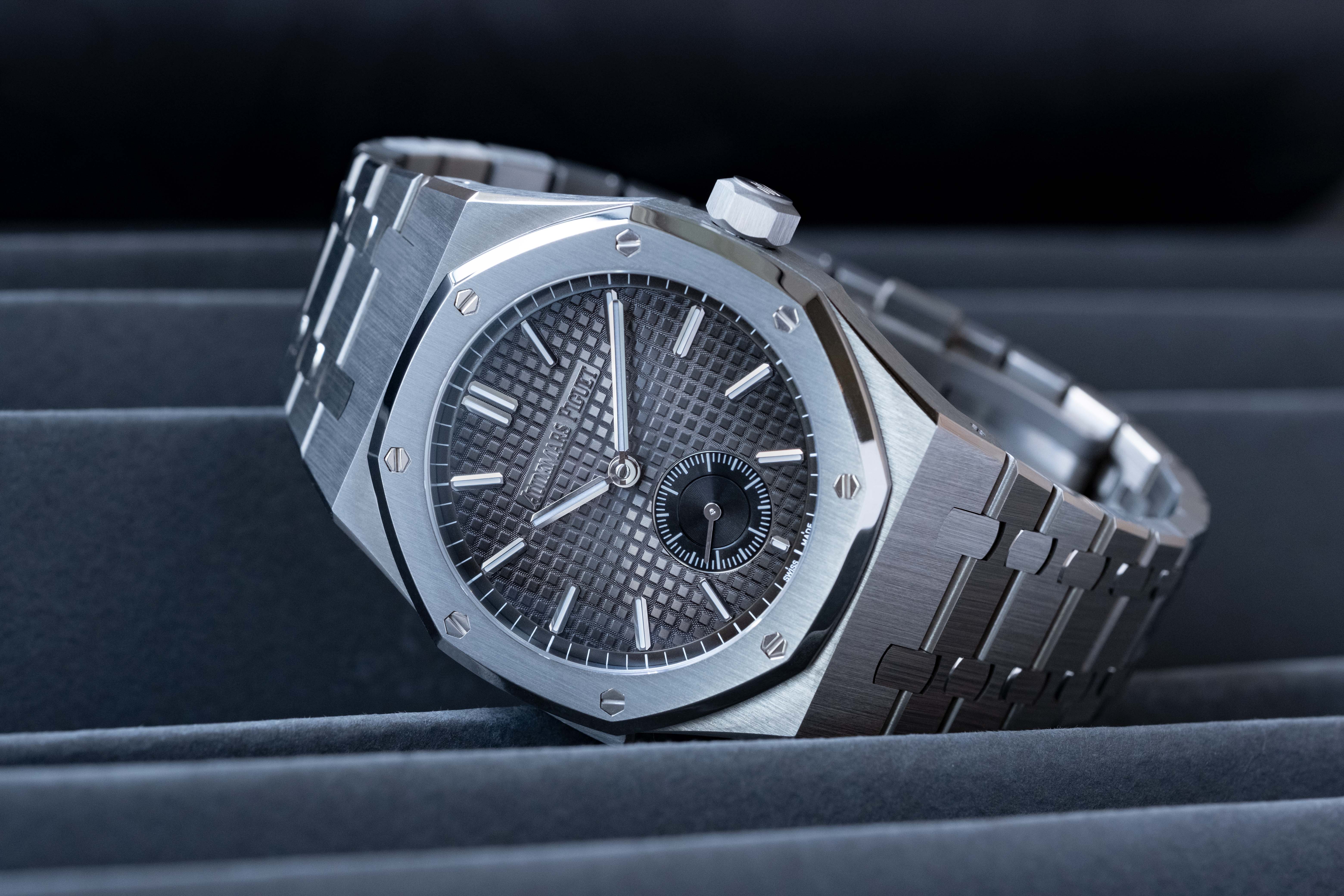 The Audemars Piguet Royal Oak Minute Repeater Supersonnerie in titanium