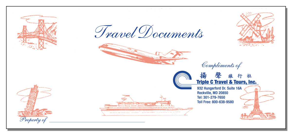 “Original”, PreDesigned Document Envelopes WCBS Group