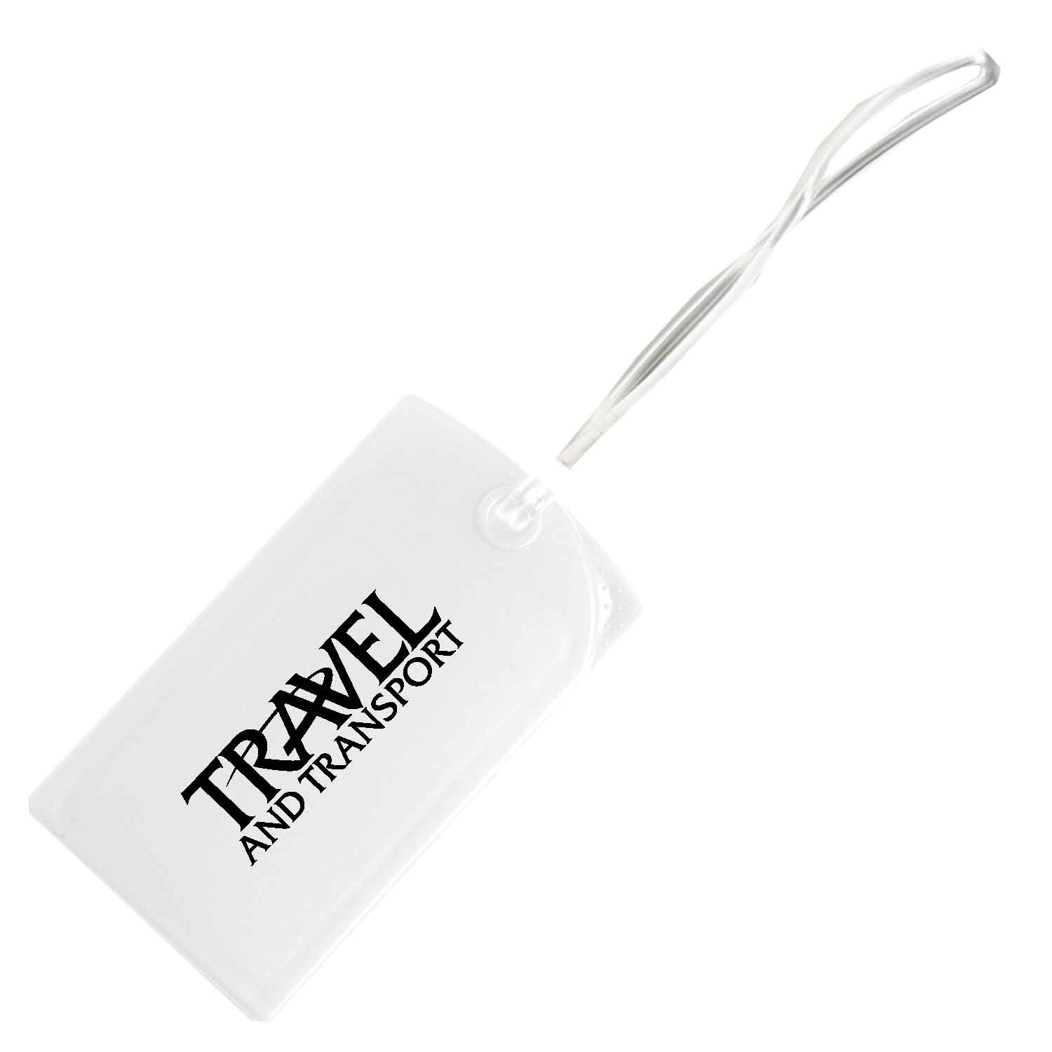Hard Vinyl Rectangle Luggage Tags WCBS Group