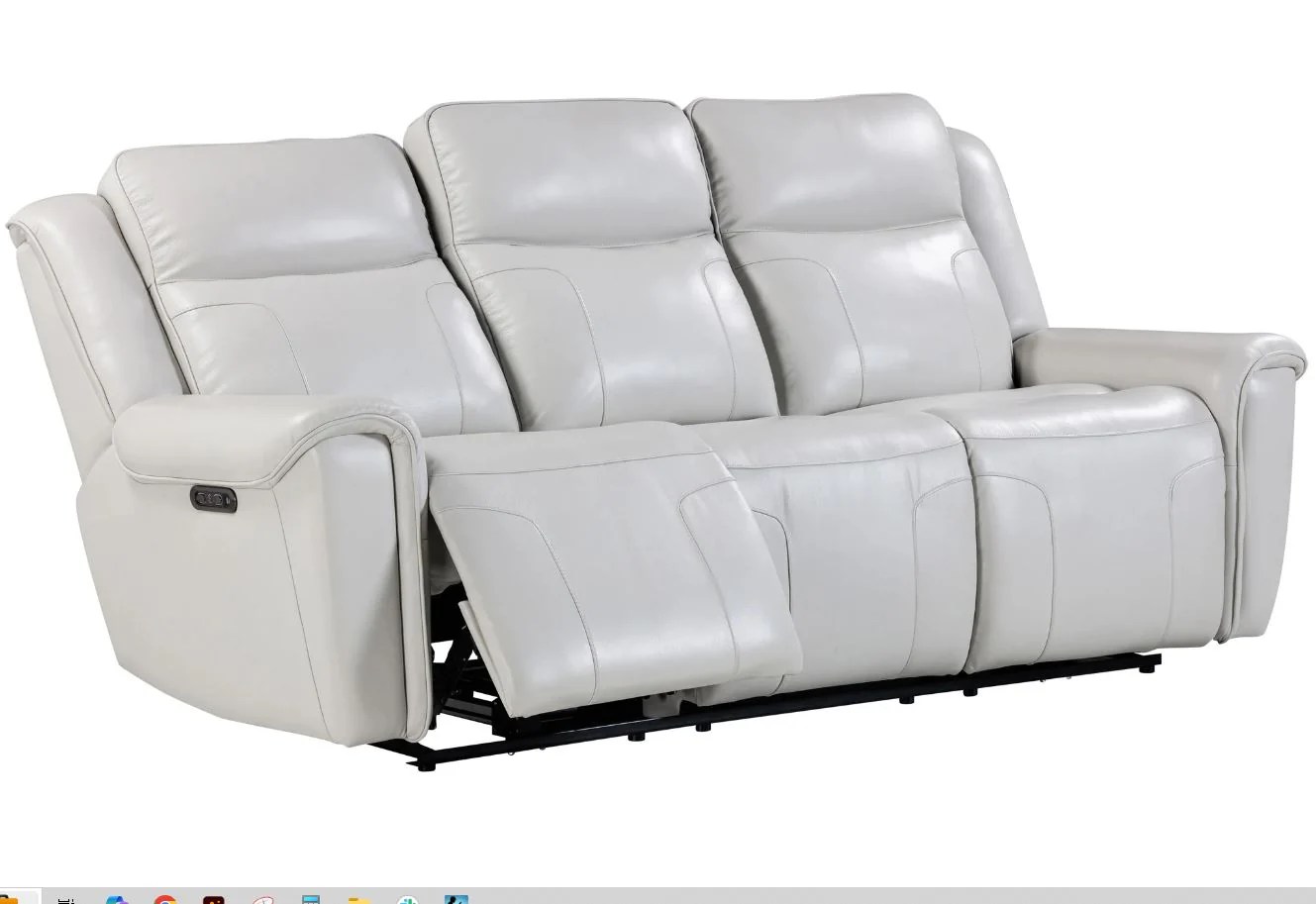 Atlantis Whisper Ivory Power Zero Gravity Sofa & Loveseat WCC