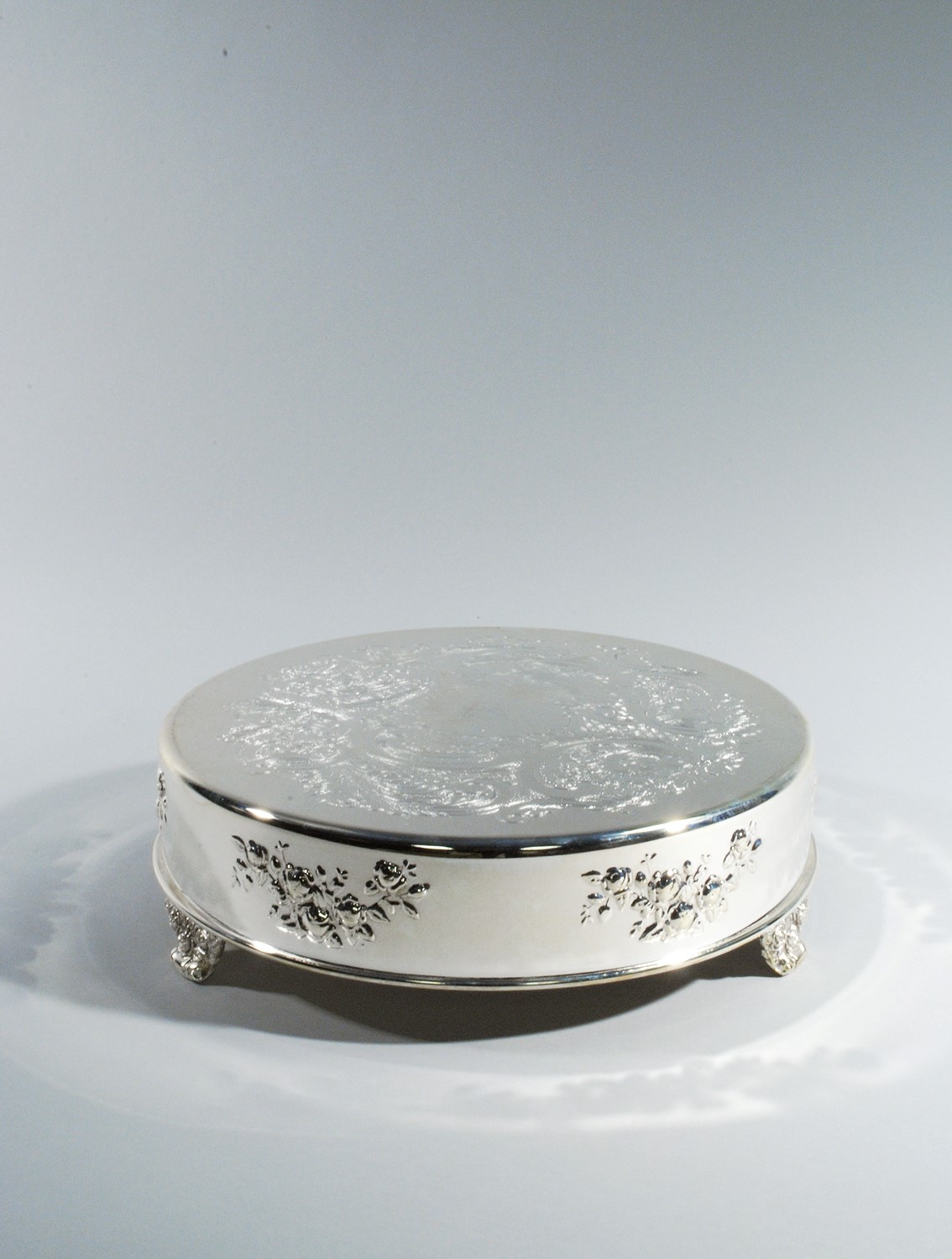 14" Silver Cake Plate West Coast Event Productions, Inc.