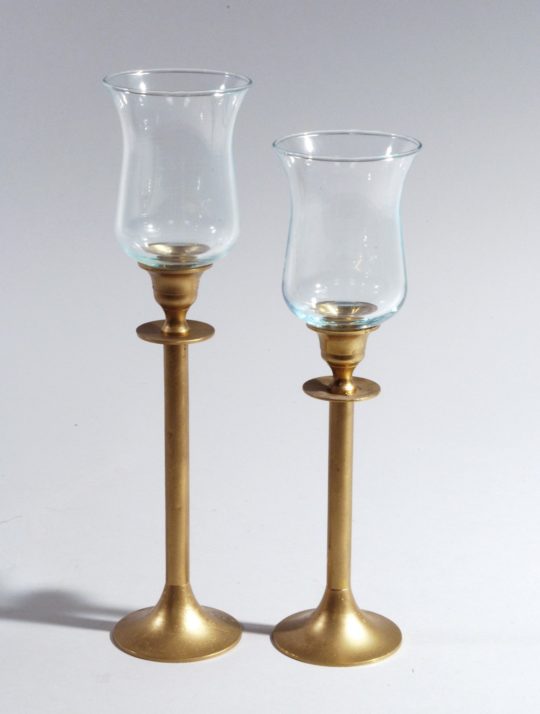 Gold Basic Candlestick West Coast Event Productions, Inc.