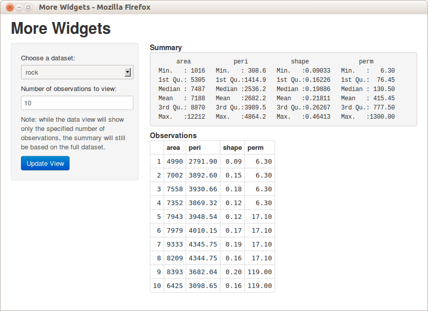 Tutorial Building 'Shiny' Applications with R