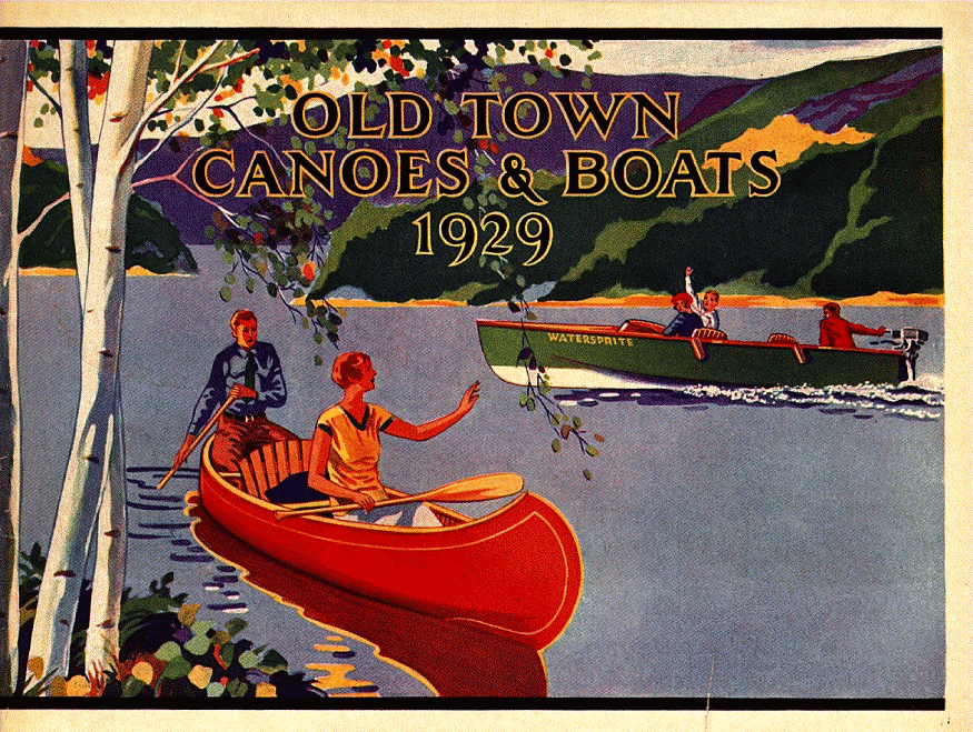 Old Town Canoe Catalog Cover Gallery