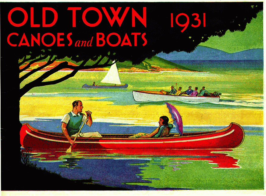 Old Town Canoe Catalog Cover Gallery