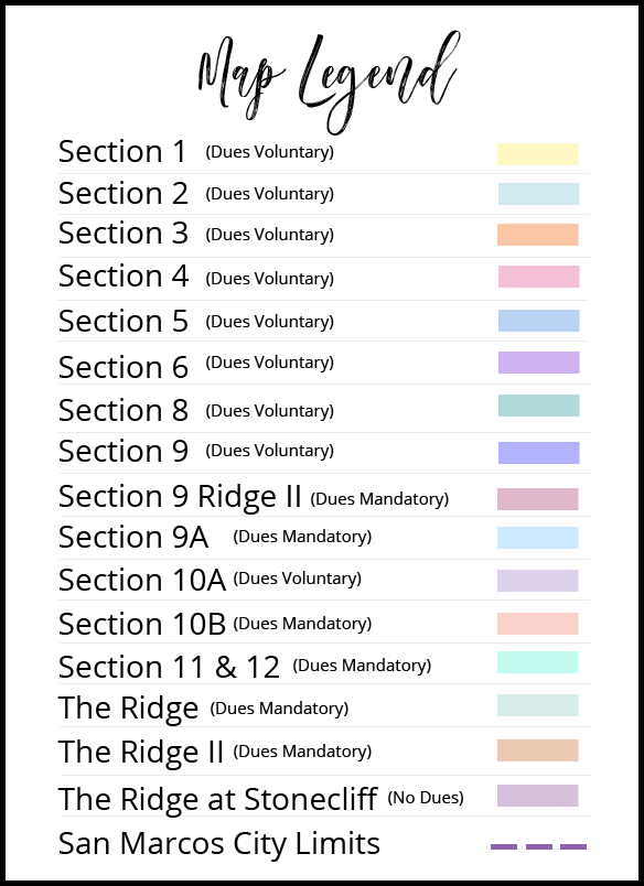 Willow Creek HOA San Marcos, Texas
