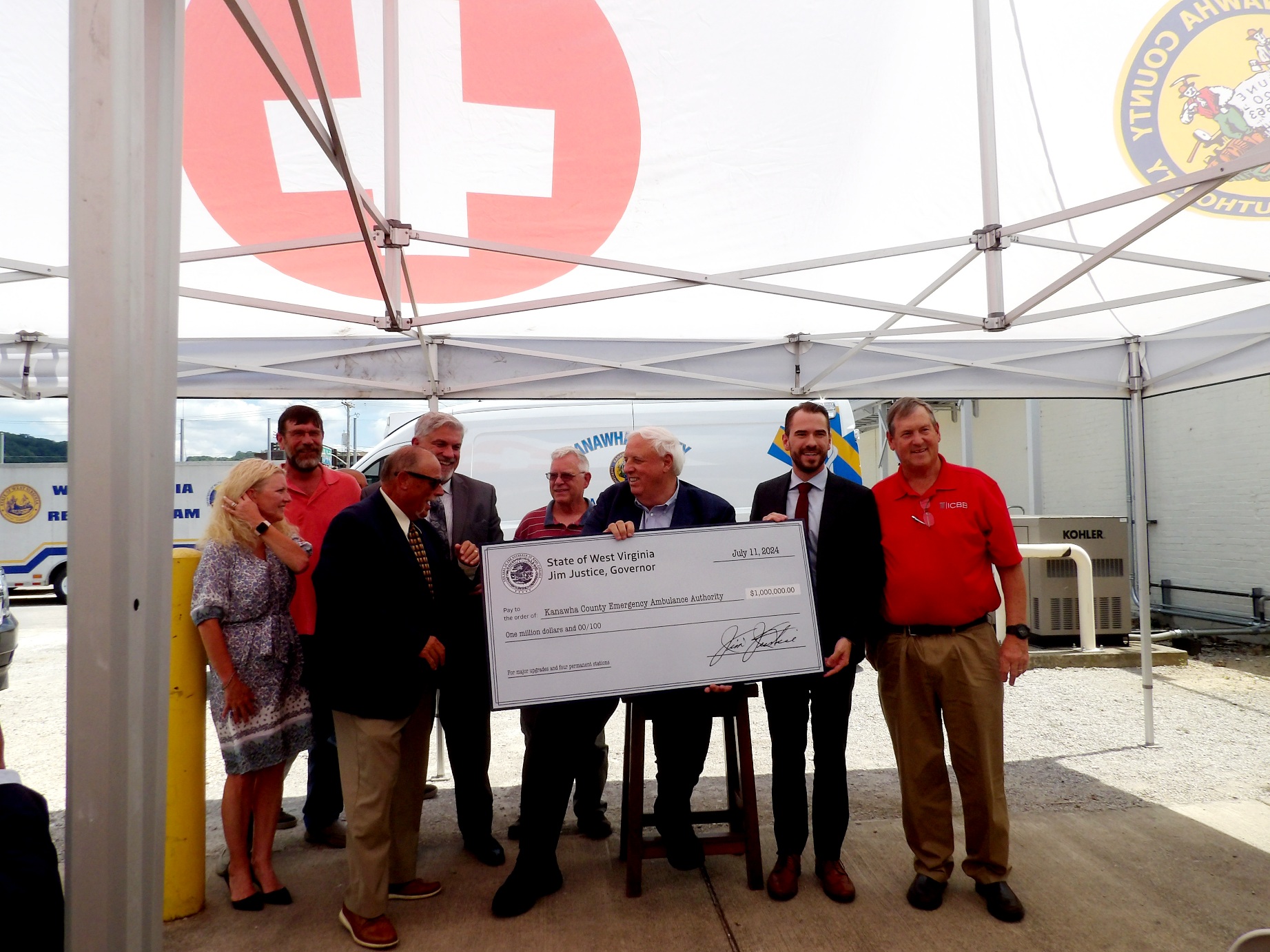 Gov. Justice grants 1 million to establish four new, permanent EMS