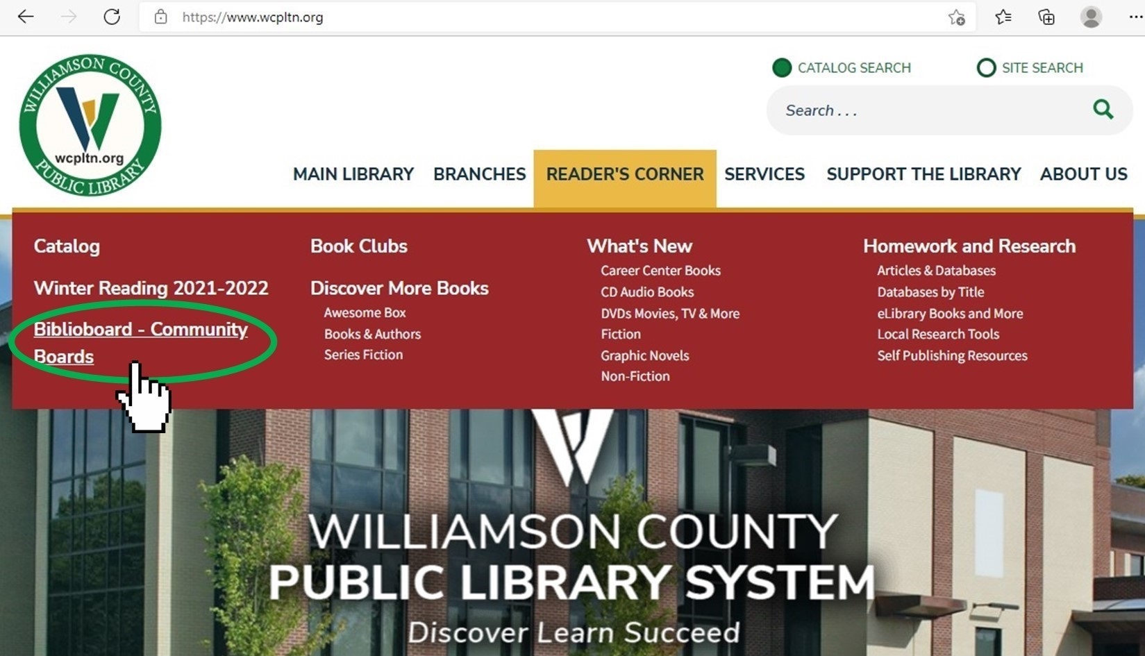 Williamson County Public Library System Blog WCPLtn Discover Learn