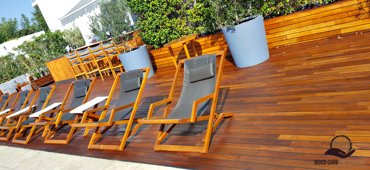 Teak Furniture Refinishing Deck Restoration Los Angeles, Orange