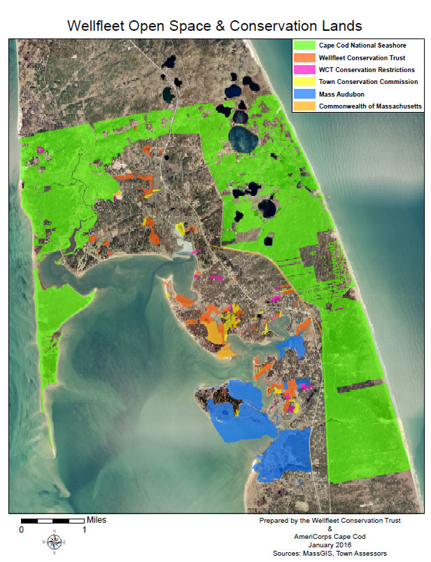 Conservation land and trails Wellfleet Conservation Trust