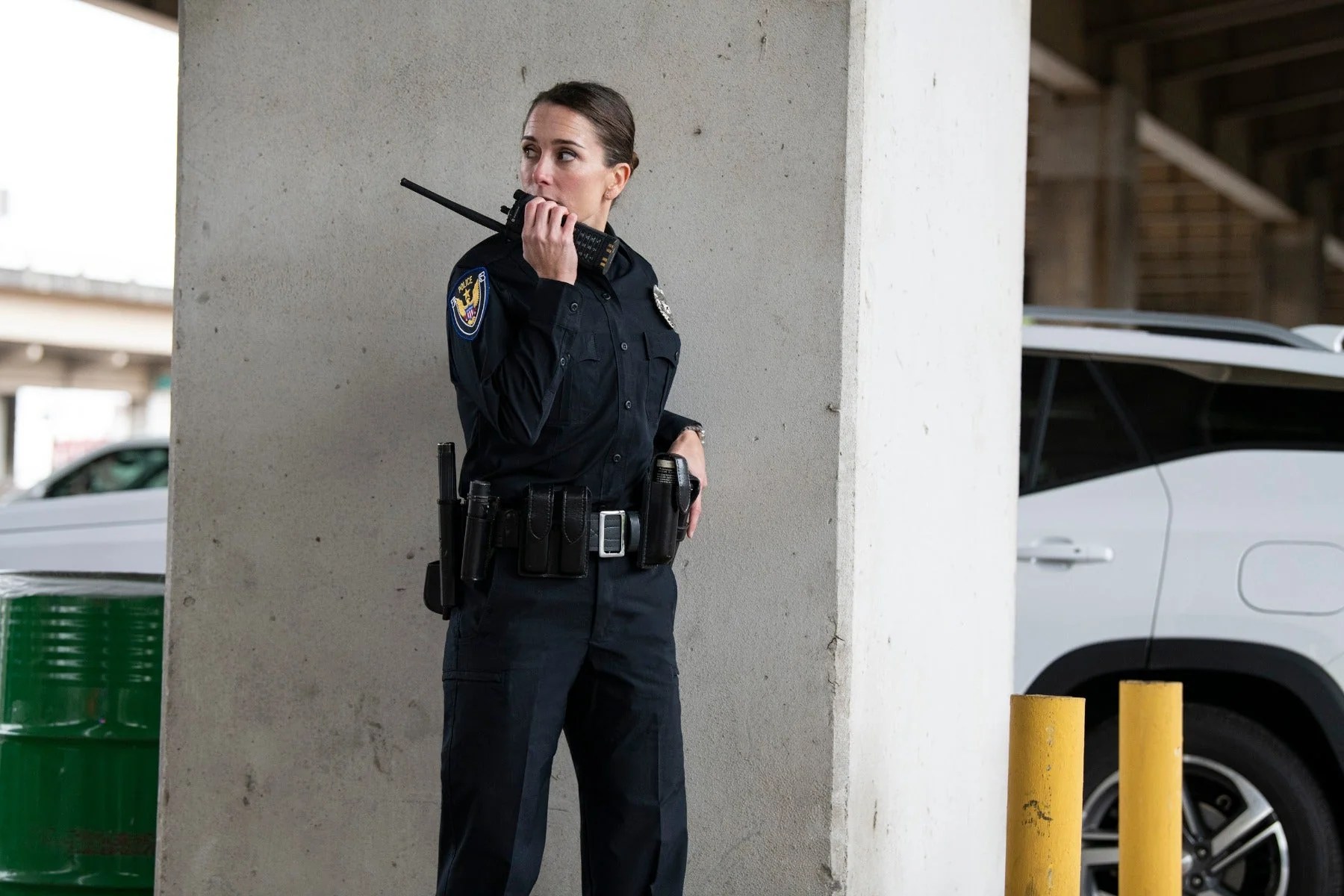 Flying Cross Justice Women's Poly/Wool Long Sleeve Uniform Shirt LAPD Navy 107W84 WCUniforms