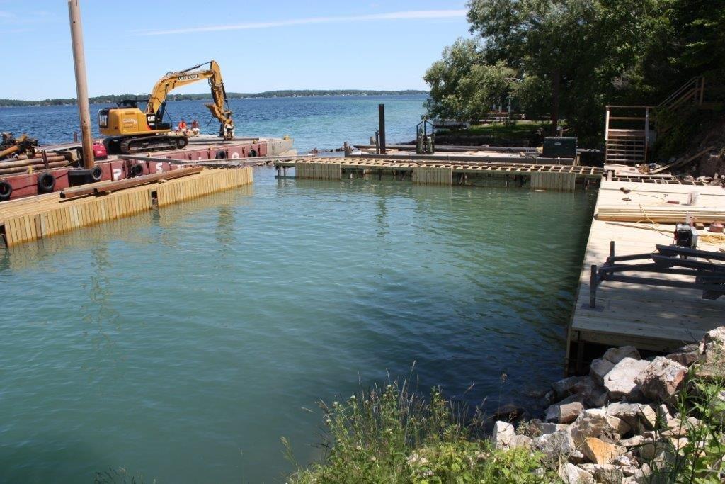 New Dock & Limestone Stairway